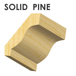 Crown Moulding -  solid-pine 