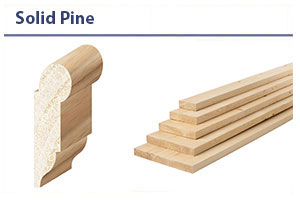 Crown Moulding -  Solid Pine 